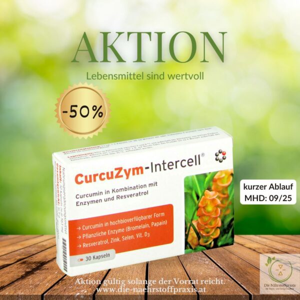CurcuZym Curcuma Intercell 30 Kapseln