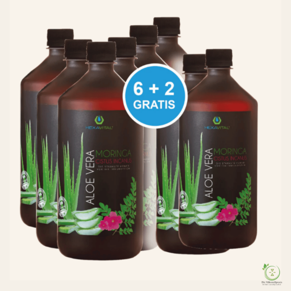Aloe vera mit Moringa und Zistrose Immunsystem