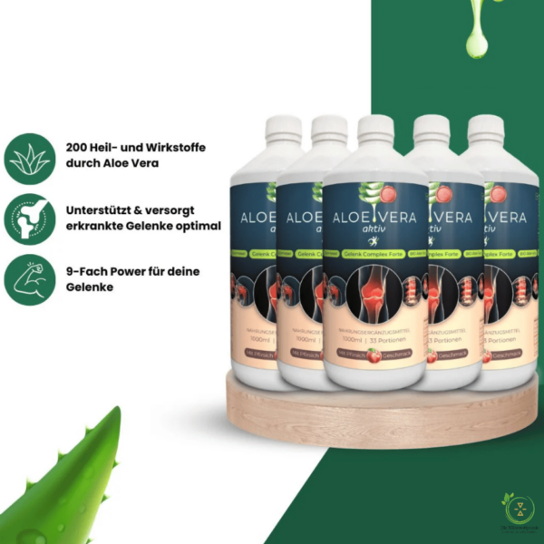 Aloe vera mit Gelenkskomplex