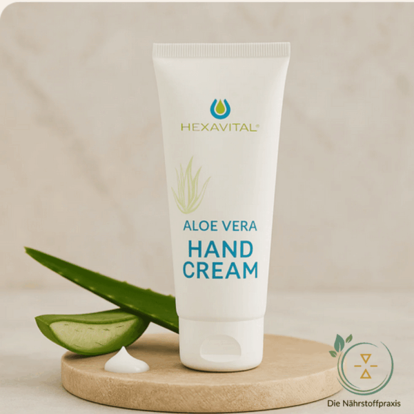 zarte Hände mit sanfter Aloe vera Handcreme