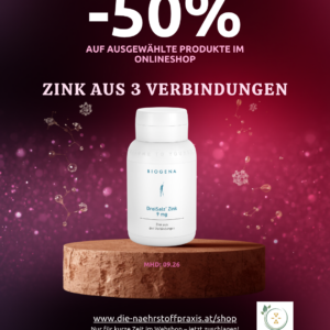 DreiSalz Zink 9mg Biogena 60 Kapseln
